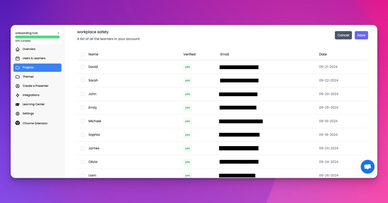 App screenshot